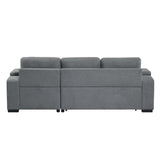 Kabira Contemporary Sleeper Sectional Sofa with Storage  LV00970-ACME