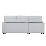 Hiltons Contemporary Sleeper Sectional Sofa with Storage  LV00971-ACME