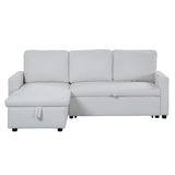 Hiltons Contemporary Sleeper Sectional Sofa with Storage  LV00971-ACME