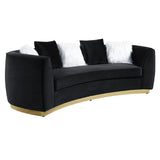 Achelle Contemporary Sofa with 5 Pillows  LV01045-ACME