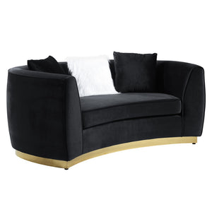 Achelle Contemporary Loveseat with 3 Pillows  LV01046-ACME