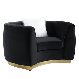 Achelle Contemporary Chair with pillow  LV01047-ACME