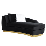 Achelle Contemporary Chaise with 2 Pillows  LV01048-ACME