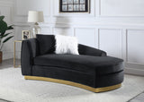 Achelle Contemporary Chaise with 2 Pillows  LV01048-ACME