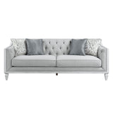 Katia Transitional Sofa with 4 Pillows Fabric Cost: USD$ 7 per meter LV01049-ACME