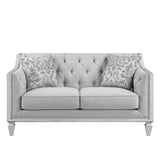 Katia Transitional Loveseat with 2 Pillows Fabric Cost: USD$ 7 per meter LV01050-ACME