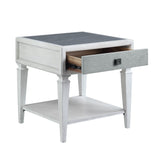 Katia Transitional End Table  LV01053-ACME