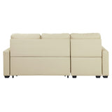 Dafina Transitional Sectional Sofa with Sleeper & Storage  LV01054-ACME