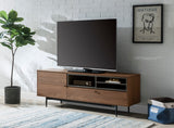 Hattie Contemporary TV Stand Rustic Oak(#M26) LV01073-ACME