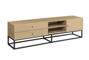 Isha Contemporary TV Stand Oak(#M35) LV01075-ACME