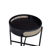 Colson Transitional End Table Black LV01077-ACME