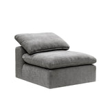 Naveen Contemporary Modular - Armless Chair Gray Linen LV01103-ACME