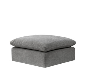 Naveen Contemporary Modular - Ottoman Gray Linen LV01105-ACME