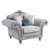 Pelumi Transitional Chair with 3 Pillows