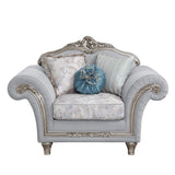 Pelumi Transitional Chair with 3 Pillows  LV01114-ACME