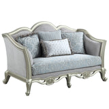 Qunsia Transitional Loveseat with 4 Pillows  LV01118-ACME