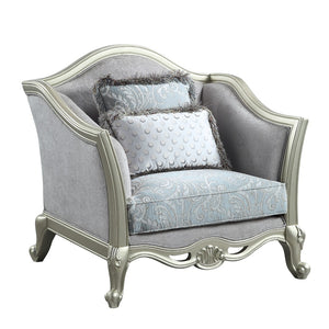 Qunsia Transitional Chair with 2 Pillows  LV01119-ACME