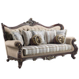 Ragnar Transitional Sofa with 7 Pillows