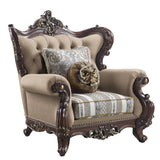 Ragnar Transitional Chair with 2 Pillows