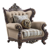 Ragnar Transitional Chair with 2 Pillows  LV01124-ACME