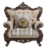 Ragnar Transitional Chair with 2 Pillows  LV01124-ACME