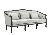 Samael Transitional Sofa with 3 Pillows