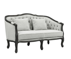 Samael Transitional Loveseat with 2 Pillows Cost $20 RMB/m LV01128-ACME