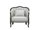 Samael Transitional Chair with Pillow Cost $20 RMB/m LV01129-ACME