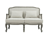 Tania Transitional Loveseat with 2 Pillows Cost $20 RMB/m LV01131-ACME