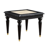 Tayden Transitional End Table with Marble Top