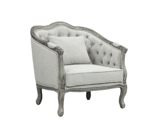 Samael Transitional Chair with Pillow Cost $20 RMB/m LV01163-ACME