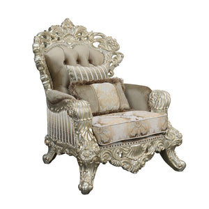 Sorina Transitional Chair with 2 Pillows  LV01207-ACME