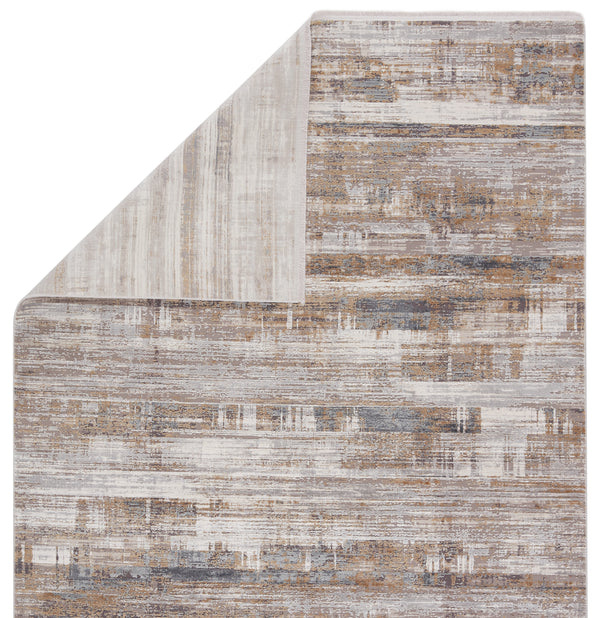 Jaipur Living Denman Abstract Gray/ Gold Area Rug (9'X13')