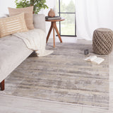 Jaipur Living Leverett Abstract Gray/ White Area Rug (9'X13')