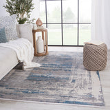 Jaipur Living Rialto Abstract Blue/ Gray Area Rug (2'6"X8')