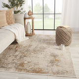 Jaipur Living Henson Abstract Gray/ Gold Area Rug (2'6"X8')