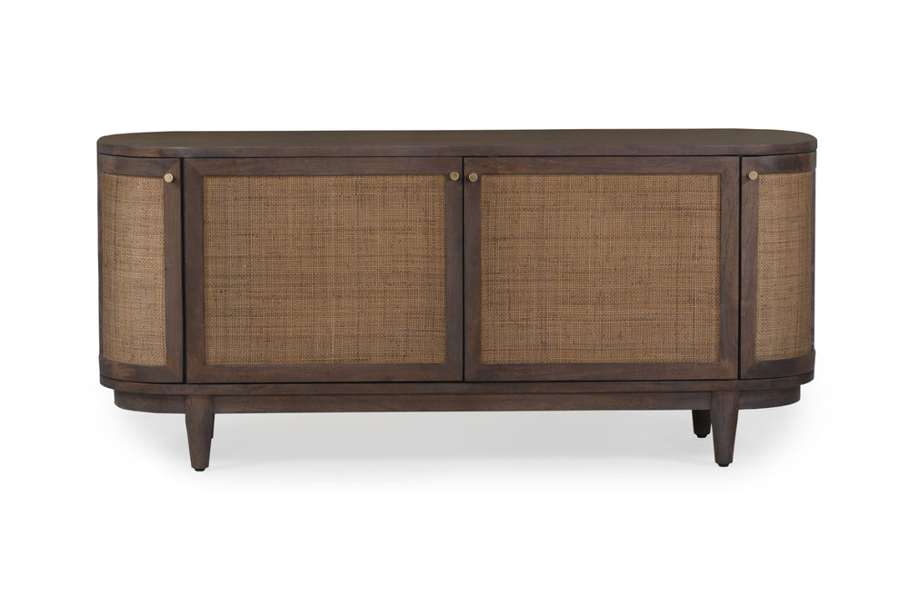 Canggu 68" Media Stand - Grey