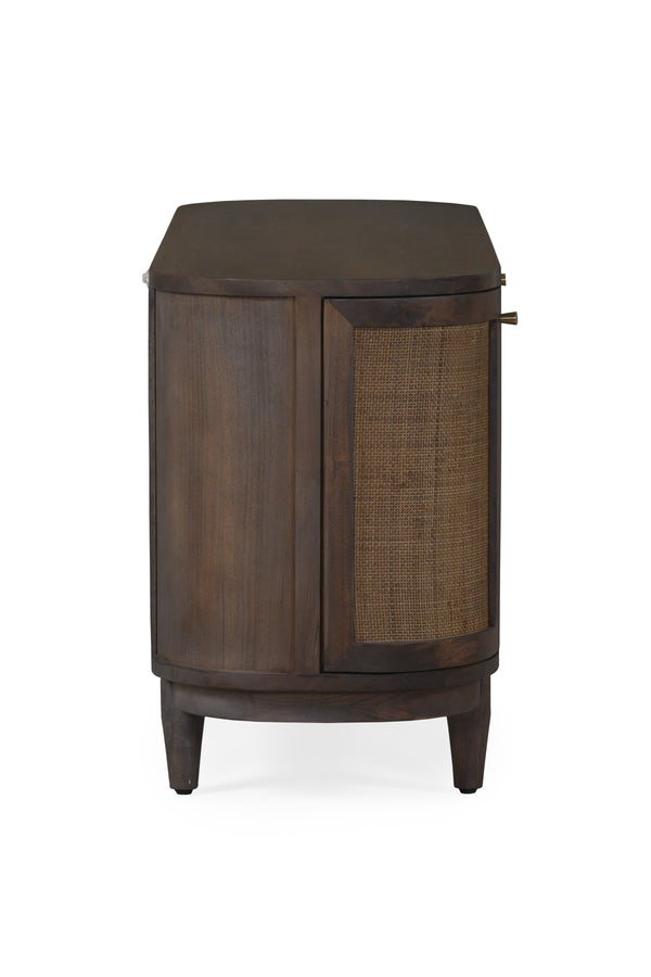 Canggu 68" Media Stand - Grey