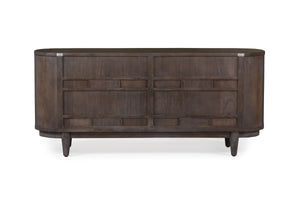 Canggu 68" Media Stand - Grey