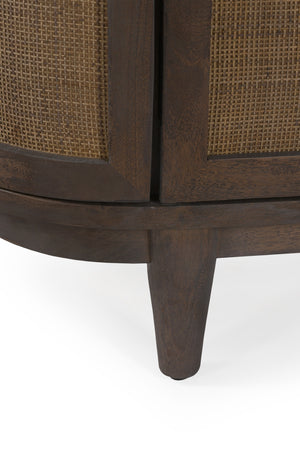 Canggu 68" Media Stand - Grey