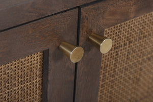 Canggu 68" Media Stand - Grey