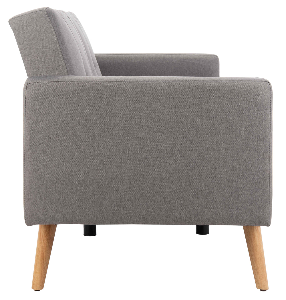 Murray Retro Style Foldable Futon Bed with Posh Pillow – Chic Design for Modern Living Spaces