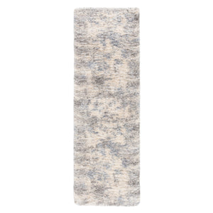 Jaipur Living Harmony Abstract Light Gray/ Blue Runner Rug (2'6"X8')