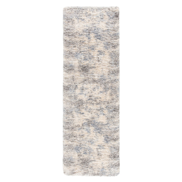 Jaipur Living Harmony Abstract Light Gray/ Blue Runner Rug (2'6"X8')