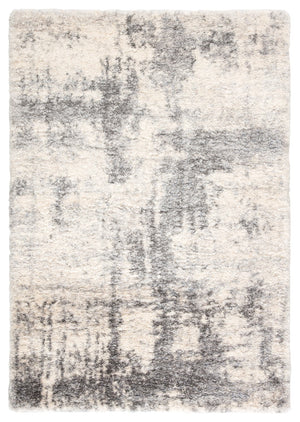 Jaipur Living Lyra Serenade LYR04 Power Loomed Machine Made Indoor Modern Rug Ivory 12' x 15'
