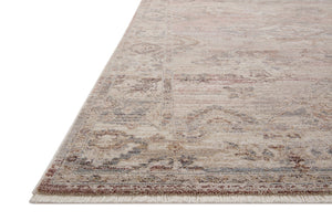 Loloi Loloi Lyra LYR-01 Traditional Power Loomed Rug Blush / Dove 11'-6" x 15'-7"