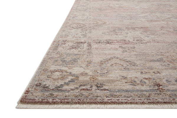 Loloi Loloi Lyra LYR-01 Traditional Power Loomed Rug Blush / Dove 11'-6" x 15'-7"