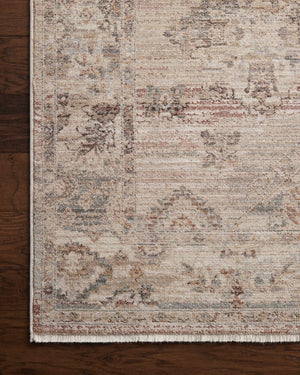 Loloi Loloi Lyra LYR-01 Traditional Power Loomed Rug Blush / Dove 11'-6" x 15'-7"