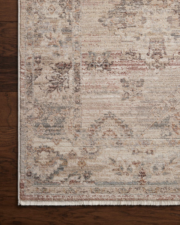 Loloi Loloi Lyra LYR-01 Traditional Power Loomed Rug Blush / Dove 11'-6" x 15'-7"