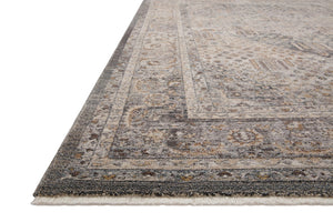 Loloi Loloi Lyra LYR-02 Traditional Power Loomed Rug Denim / Pebble 11'-6" x 15'-7"